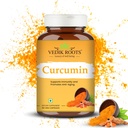 Curcumin Capsules - Antioxidant Properties | för Joint Comfort & Anti-Aging | Inflammation Relief | 60 Veg Capsules (60)
