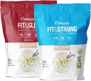 Evolution Advance Nutrition Grass Fed 100% Whey Protein Powder + Fit & Slim med Glucomannan, Inulin Fiber - High Fiber, High Protein, Pure, Keto Godkänd, Non GMO, Stevia Sweetened - 2 Pack