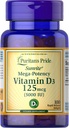 Puritans Pride Vitamin D3, 5000 IE, 100 Count