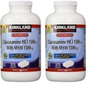 Kirkland Signature Glukosamin med MSM, 375 tabletter (2 Pack)
