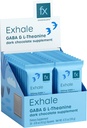 Fx Chocolate Exhale - Slappnande Chocolate Supplement för att stödja Calm + Stress Response - Sugar Free Cacao med 100mg GABA + 100mg L-Theanine - Keto Dark Chocolate - Vegan + Non-GMO (30 stycken)