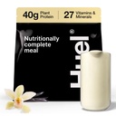 Huel Black Edition | Vanilla 40g Vegan Protein Powder | Näringsmässigt komplett måltid | 27 Vitaminer och mineraler, Gluten Free | 17 portioner | Scoop ingår inte för att minska plast
