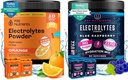 KEY NUTRIENTS Multivitamin Electrolytes Powder Bundle - Tangy Orange & Sweet Blue Raspberry - No Sugar, No Calories - Hydration, Endurance och Energy Supplement - 90 Servings Varje - Tillverkad i USA