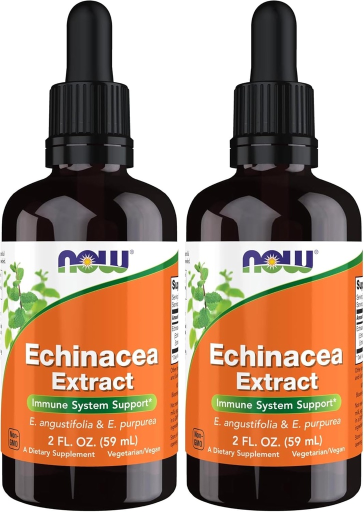 NU Supplements, Echinacea Extract Liquid med Dropper, Immune System Support*, 2-Ounce (Pack of 2)