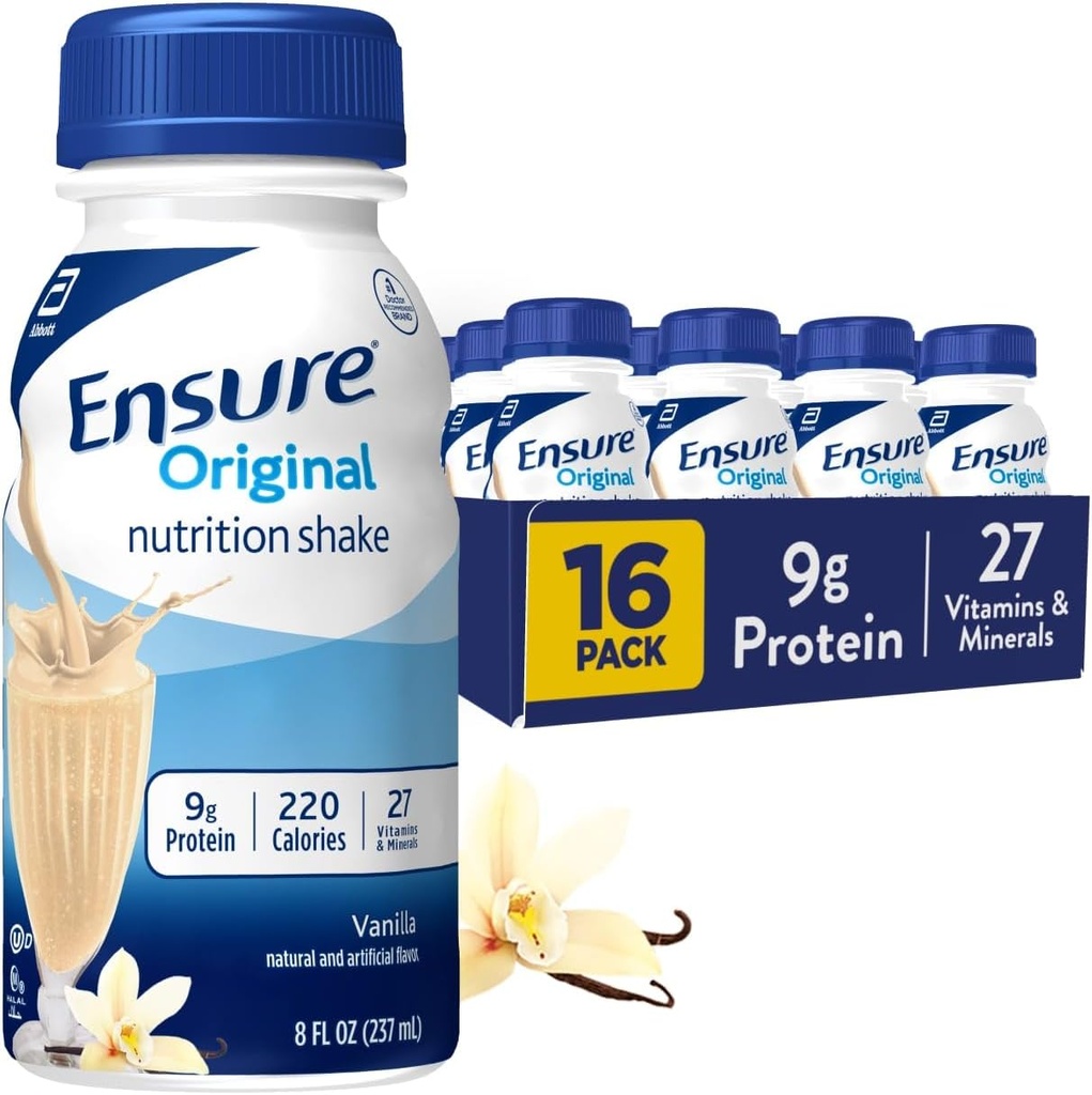 Säkerställ Original Vanilla Nutrition Shake | Meal Replacement Shake | 16 Pack