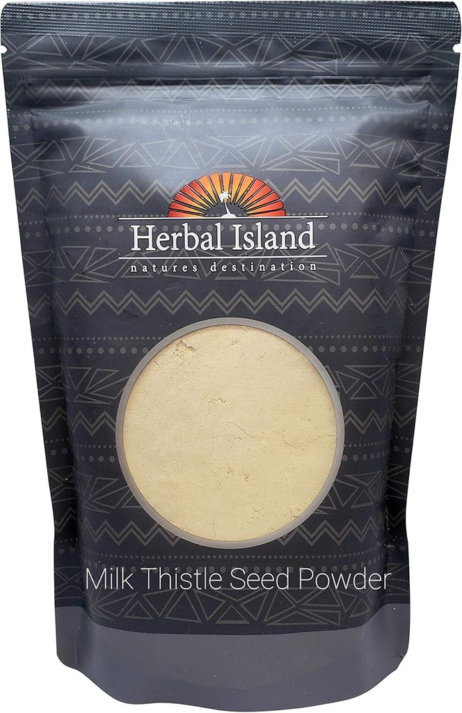Mjölk Thistle Seed Powder - 1lb eller 16oz - (Silybum Marianum)