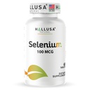 Hallusa Natural - Selen 60 tabletter, antioxidant och immunstöd, hjärthälsa - 60 dagars leverans