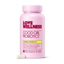 Love Wellness Good Girl Probiotics | Kvinnors Vaginal Health & pH Balance Supplement | 9-Strain Probiotic för urinvägar, jäst, lukt och immunstöd | Gluten-Free | 30 CT, 30-dagars leverans