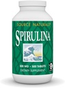 Källa Naturals Spirulina - för Immune System Support - 500 tabletter
