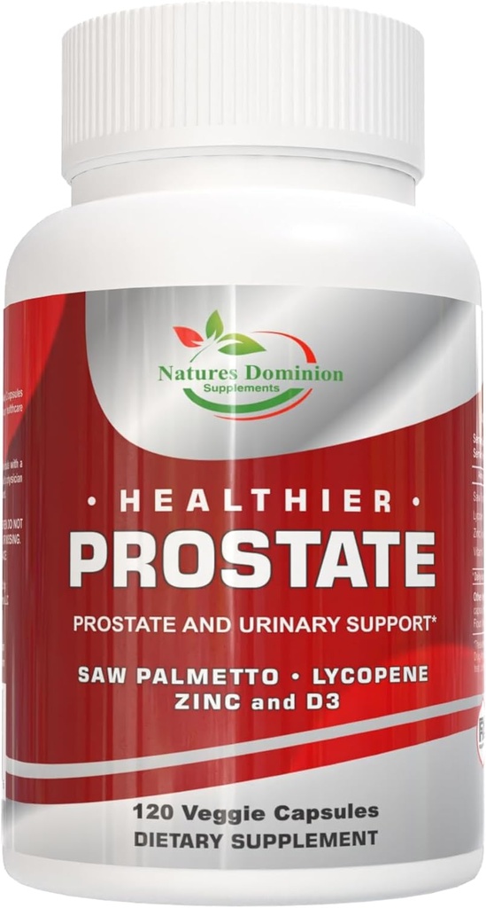 Såg Palmetto för män, Lycopene, Zink, Vitamin D3. Prostate Supplements for Men, Bladder Control. Saw Palmetto Supplement for Men. Prostate Support med Lycopene