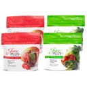 JuicePlus + Fruit & Vegetable Blend Soft Chews - Tasty Vegan Fruit, Veggie Gummy Vitamins för vuxna och barn - 4 månaders leverans 4 förpackningar (2 av varje smak)