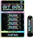 GIT GUD Energy Stick (4 Pack) Konkurrenskraftig Fokusförstärkare, Uppfriskande Mint Aroma, Daglig användning, Portable Disposable, Tricky Taffy (Taffy Mint)