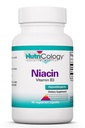 Nutricology Niacin Supplement - Vitamin B3 för Män & Kvinnor, Niacin med Flush, Nicotinic Acid, NAD, 250mg Vegetarian Capsules - 90 greve