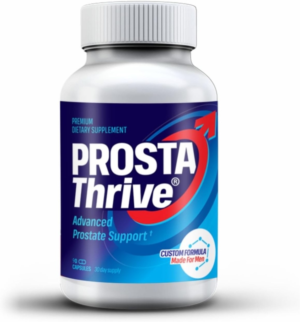 Upplev Restful Nights, Boosted Energy in The Morning, Healthy Bathroom Habits och en Robust Urine Stream - Revitalize Your Prostate Health - 90 Capsules - 1Pack