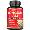 Satoomi 9in1 Tongkat Ali Root Extract - Ashwagandha, Tribulus Terrestris - 90 kapslar för 3 månader - Stöd styrka, energi och hälsosam immun
