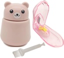 CoaGu Bear Pill Crusher & Splitter Kit - BPA-Free Combo för piller / tabletter, FDA-Compliant Fine Powder, Nursing Home & Travel