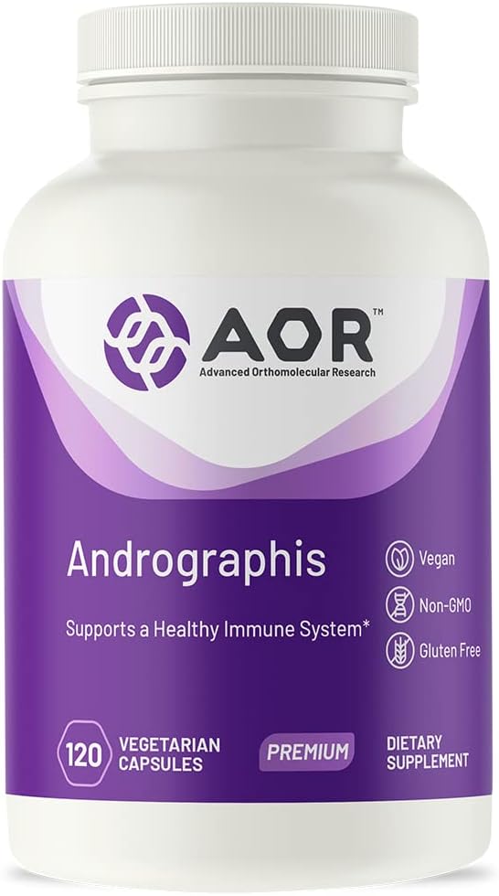 AOR, Andrographis, Herbal Supplement för Immune Support, 120 kapslar (120 portioner)