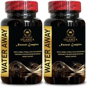 Natural Water Away Pills - Diuretic Water Pills, Fast Acting Bloating Relief, Water Retention Relief, uric Acid Diet, Water Retention och Flushing - 2 flaskor