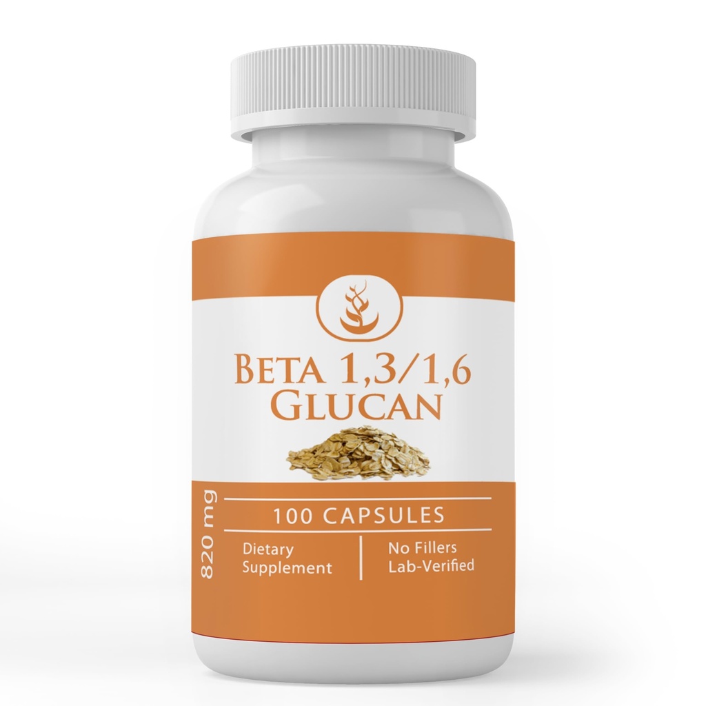 Pure Original Ingredients Beta Glucan 1,3/1,6, (100 Capsules) Always Pure, No Additives Or Fillers, Lab Verified