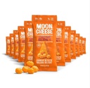 Moon Cheese Cheddar tror det, 1 Ounce, 12-Pack, Crunchy, Protein-Rich Cheese Snack, Keto Friendly, 100% Real Cheese