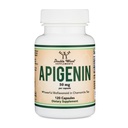 Apigenin Supplement - 50mg per kapsel, 120 greve (Powerful Bioflavonoid hittades i kamomill te för avkoppling, sömn och humör) Senolytiska flavonoler för åldrande (Glutenfri) av Double Wood