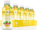 RYSE Clear Protein Drink - Jell-O Island Pineapple - 100 kalorier, 22g Whey Isolate Protein Shake, Sugar-Free, 0g Fat & Lactose-Free - Uppfriskande Ready-to-Drink Beverage - 16,9 fl oz Bottles (12-Pack)