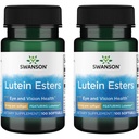 Swanson Lutein Esters - med Lutemax 6 mg 100 Sgels (2 Pack)