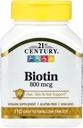 21st Century Biotin tabletter, 800 mcg, 110 greve (Pack of 3)