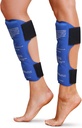 Shin Splint Ice Packs, HSA och FSA Eligible Reusable Hot and Cold Therapy Wrap | Leg or Calf Pain Relief | Advanced Soft Gel Technology | Frysbar och Microwavable | Körskador & Återhämtning
