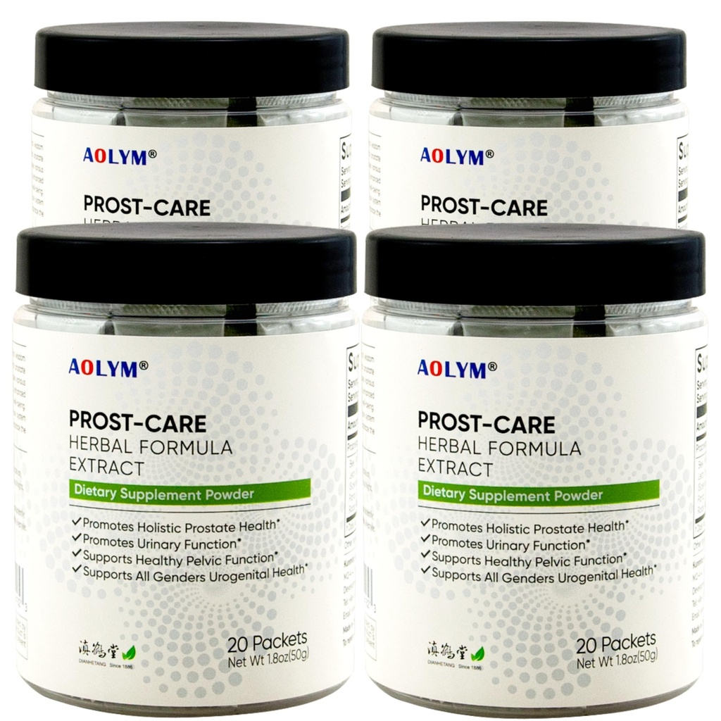Prost-Care Multi Target Natural Herbal Formel 4000 mg, Enhance Healthy Urinary Flow, Främja Pelvic Wellness & Urinary Function, Förbättra Prostate Health för Man 20 Packets/Bottle (Pack of 4)