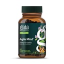 Gaia Herbs Agile Mind - Brain & Cognitive Support Herbal Supplements - med organisk gurkmeja Root, Bacopa, Black Pepper och Ginkgo Biloba - 60 Vegan Liquid Phyto-Capsules (30-Day Supply)