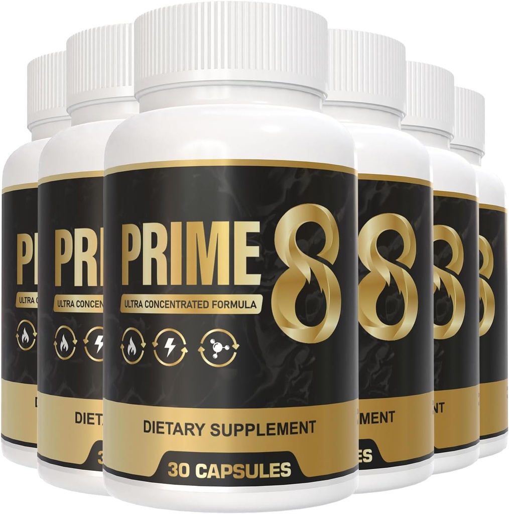 Prime8 100% autentisk original | Prime8 Officiell Formel (6 Pack) för 180 dagar