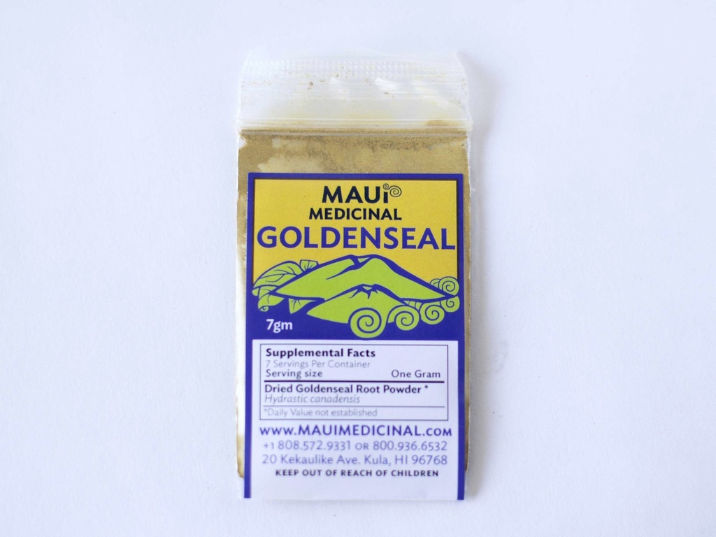 Goldenseal Root Powder 7gm = 1/4 oz. **USA Grown & Packaged**********************************************************************************************************************************************************************************************************************************