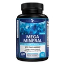 Potent Garden Mega Mineral Supplement kompletterar mineralkomplex med kalcium Magnesium Zink Potassium Boron Selenium Chromium & 72 Trace Minerals Iron Free Calcium Supplement -100 Pills
