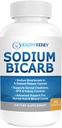 Natriumbikarbonat 650 Mg tabletter - Fördröjd frisättning för normal njurfunktion - Baking Soda tabletter, natriumpiller, Bicarbonato De Sodio para Tomar, Bicarbonate of Soda - 30 kapslar