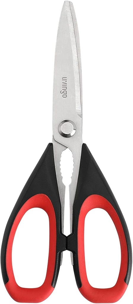 LIVINGO Kitchen Scissors Heavy Duty, 8,5 tums Dishwasher Safe Ultra Sharp Premium Heavy Duty Kitchen Shears, Multi Purpose Cooking Scissors Stainless Steel