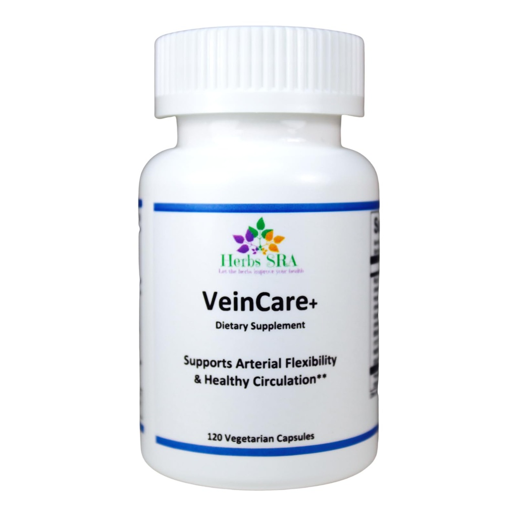 -VeinFlex Herbal Supplement - Naturligt stöd för friska vener - Rutin, Horse Chestnut, Grape Seed, Bilberry, Nattokinase. Främjar Optimal Vein Function, Circulation Support.