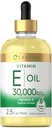 Carlyle Vitamin E Oil | 30 000 IE | 2,5 fl oz | Ingestible & Topical Grade | Moisturizing for Skin | Vegetarian, Non-GMO, Gluten Free Supplement