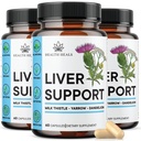 Liver Cleanse & Repair Formel - Herbal Liver Support Supplement med mjölk Thistle Dandelion Root Turmeric, Artichoke Extract för Liver Health - 180 Count