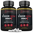Justifierade laboratorier (2 Pack Vigor Now Max 1600MG Advanced Mäns hälsa Formel 120 kapslar