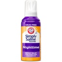 ARM & HAMMER Simply Saline Nighttime Drug-Free Mist för Nasal Congestion på natten, Extra Strength, Calming Eucalyptus, Säker att använda med Rx och OTC, För vuxna och barn Ålder 2 +, 4,6 uns (129 g)
