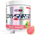 EHP Labs OxyShred Pre Workout Powder & Shredding Supplement - Preworkout Powder med L Glutamin & Acetyl L Carnitine, Energy Boost Drink - Guava Paradise, 60 portioner