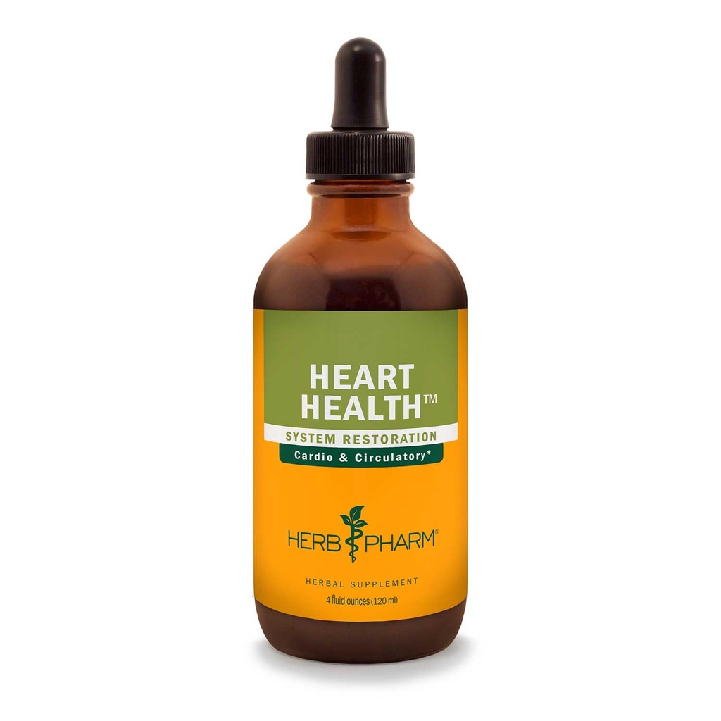 Herb Pharm Heart Health Liquid Herbal Formel med Hawthorn för Cardiovascular System Support - 4 Ounce