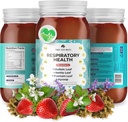 TrueSeaMoss Pro-Line Gel - Andningshälsa - 5 + smaker - Fruit Gel med Premium Sea Moss & Potasium - Vegan-Friendly - Vitamin & Mineral Rich Supplement - Tillverkad i USA (Strawberry, Pack of 1)