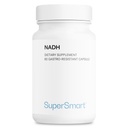 Supersmart - NADH 5mg per dag (Reduced Nicotinamide Adenine Dinucleotide) - NADH Supplement - Energy Pills | Non-GMO & Gluten Free - 60 Försenade Release Capsules