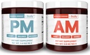 AMPM Nutrition: Aktiverad morgon (AM) + fridfull midnatt (PM) Bränn din dag med varaktig energi och njut av stressiga nätter - ett omfattande program för energi, humör, sömnstöd och tarmhälsa