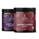 TRIBE ORGANICS NOOTROPIC Duo - KSM66 Ashwagandha + Organic Lion's Mane - Utöver fokus, Mind Awareness och Mind Health