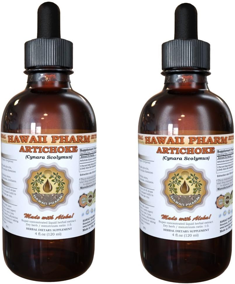 Artichoke Liquid Extract, Organic Artichoke (Cynara scolymus) Tinktur 2x4 oz