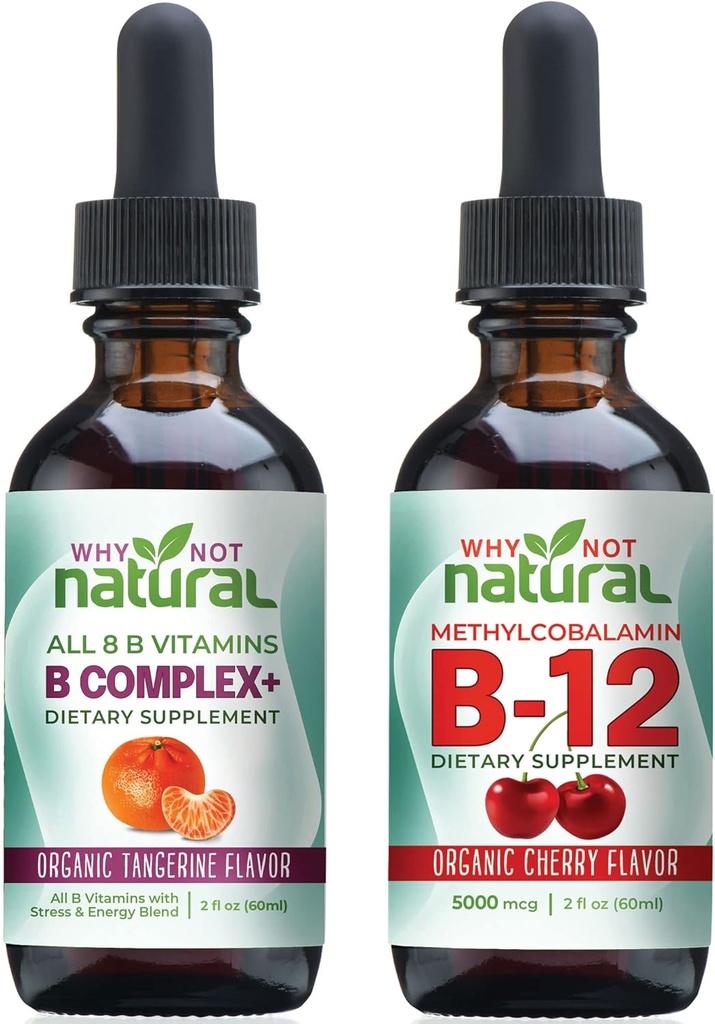 Varför inte naturliga B-komplex och B12 flytande droppar för energi
