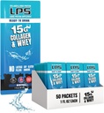 LPS Liquid Collagen & Whey Protein Supplement - Non-GMO Drink, Sugar-Free - Främjar hälsosam hud och hår för män och kvinnor, neutral, enda servering (50 paket)